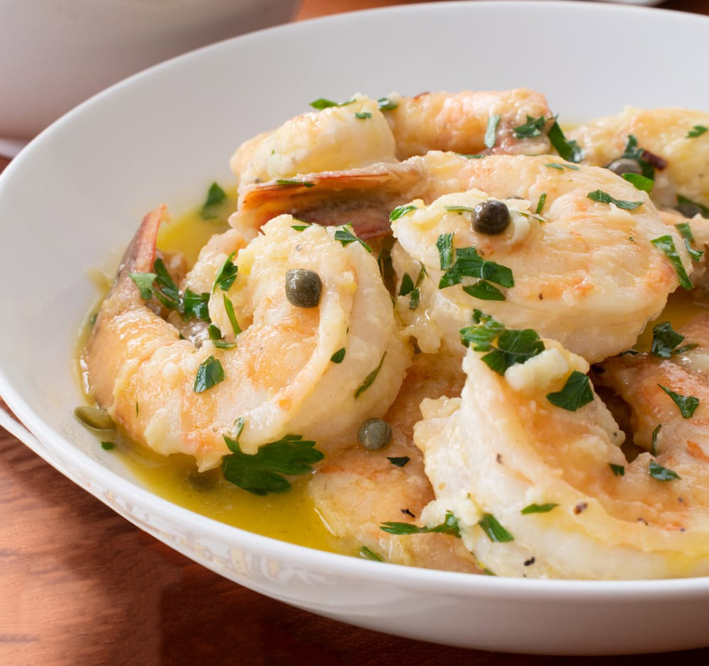 Summer Shrimp Piccata