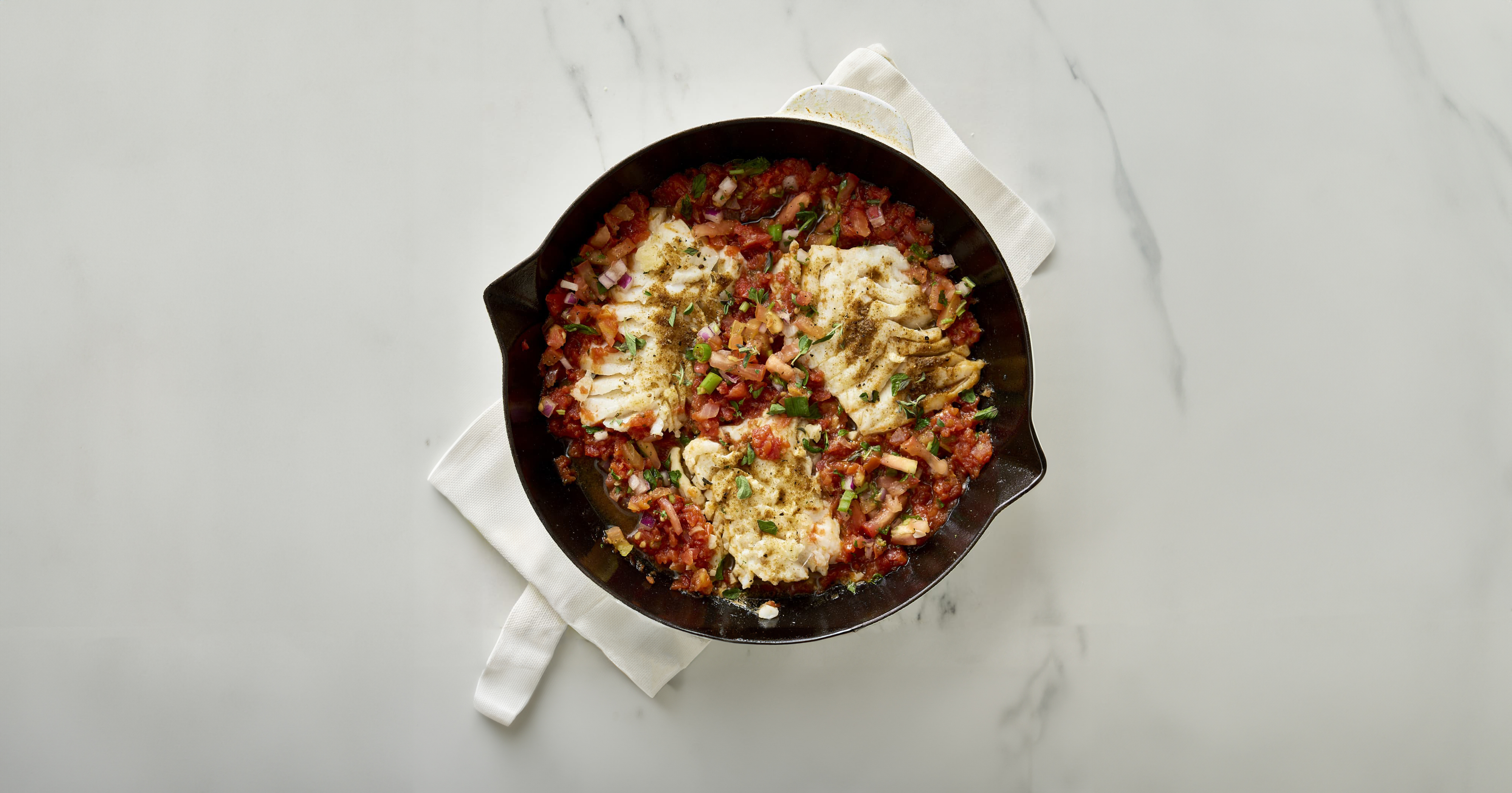 Salsa-Simmered Fish